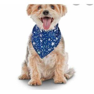 Bundle of 4 bandanas dogs pet apparel, multicolor, Medium